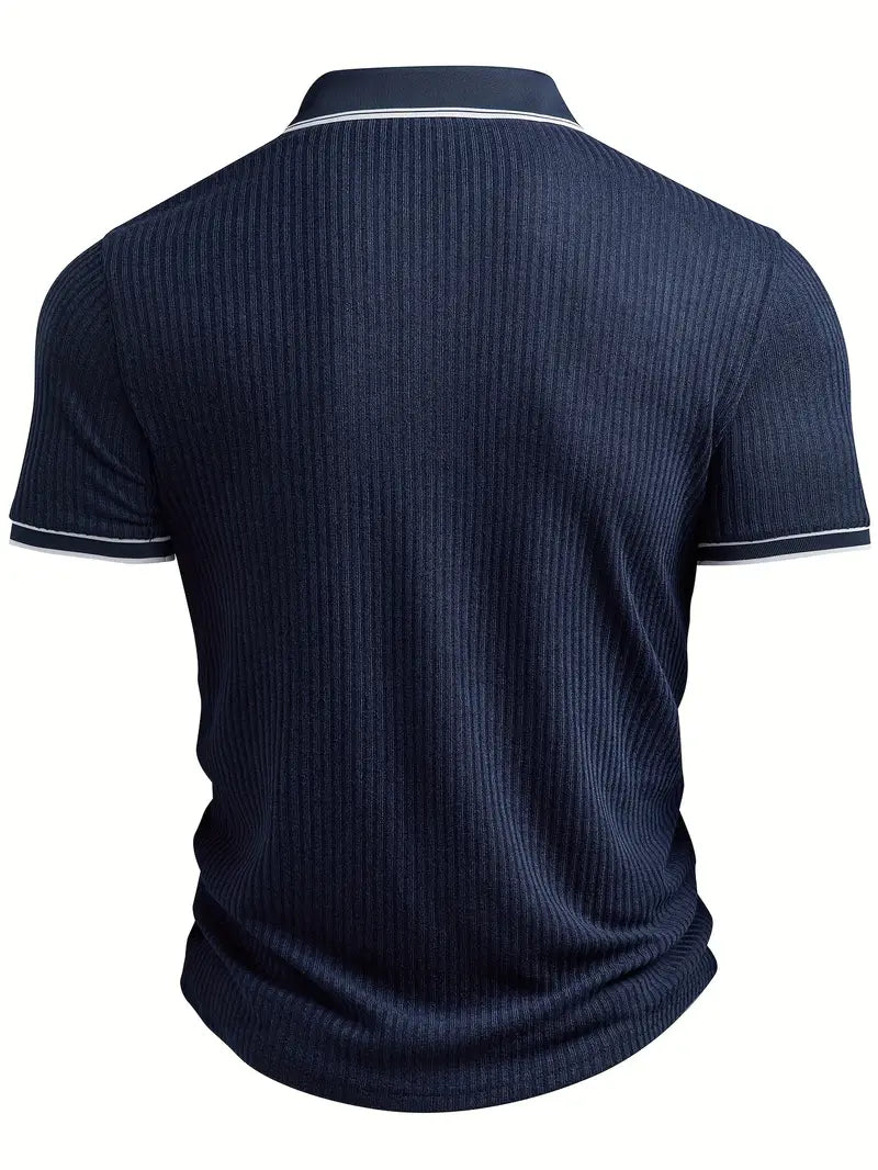 Emilio™ - Herren maßgeschneiderte gerippte Polo