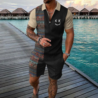 EMIL | ZEITREISENDER POLOSHIRT- & SHORTS-SET