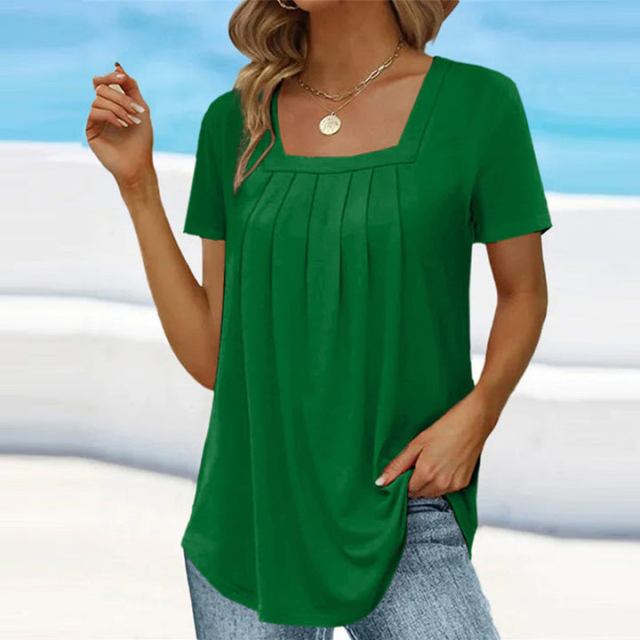 Mindy™ - Elegante Faltenbluse