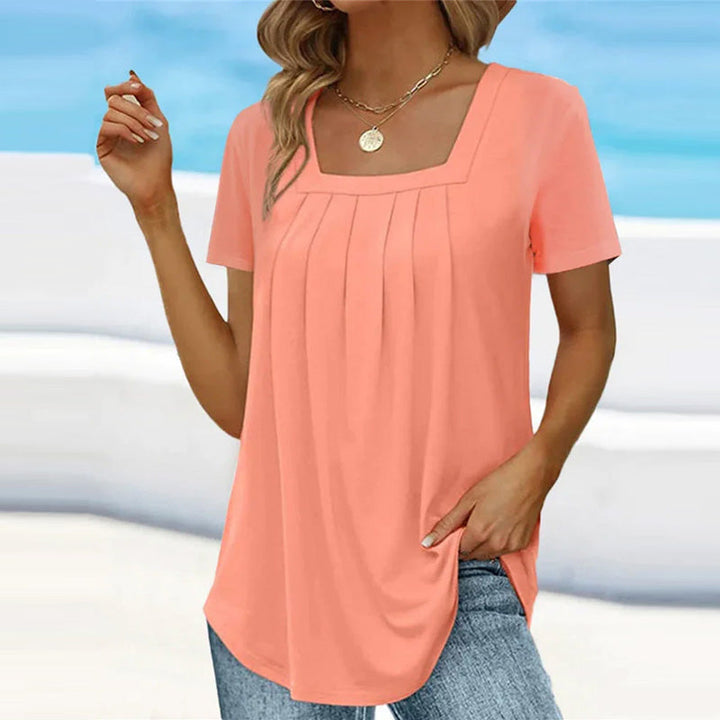 Mindy™ - Elegante Faltenbluse