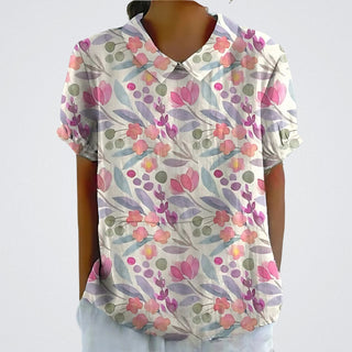 Lina™ - Stilvolle Bluse mit Blumenmuster