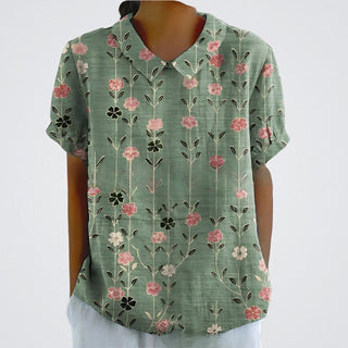Lina™ - Stilvolle Bluse mit Blumenmuster