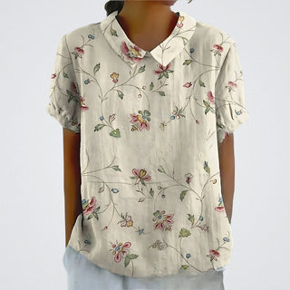 Lina™ - Stilvolle Bluse mit Blumenmuster