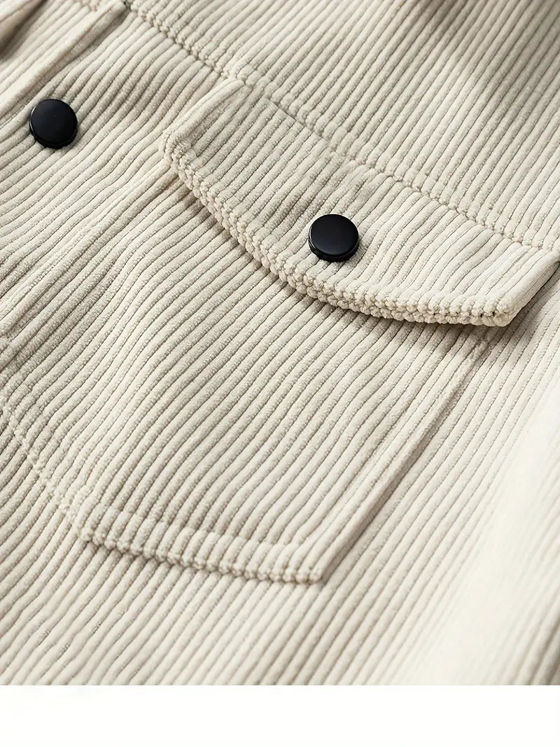 Herren Hemdjacke mit Taschen