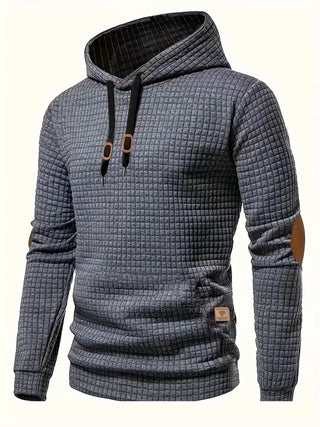 Emanuele - Männer Waffel Casual Hoodies