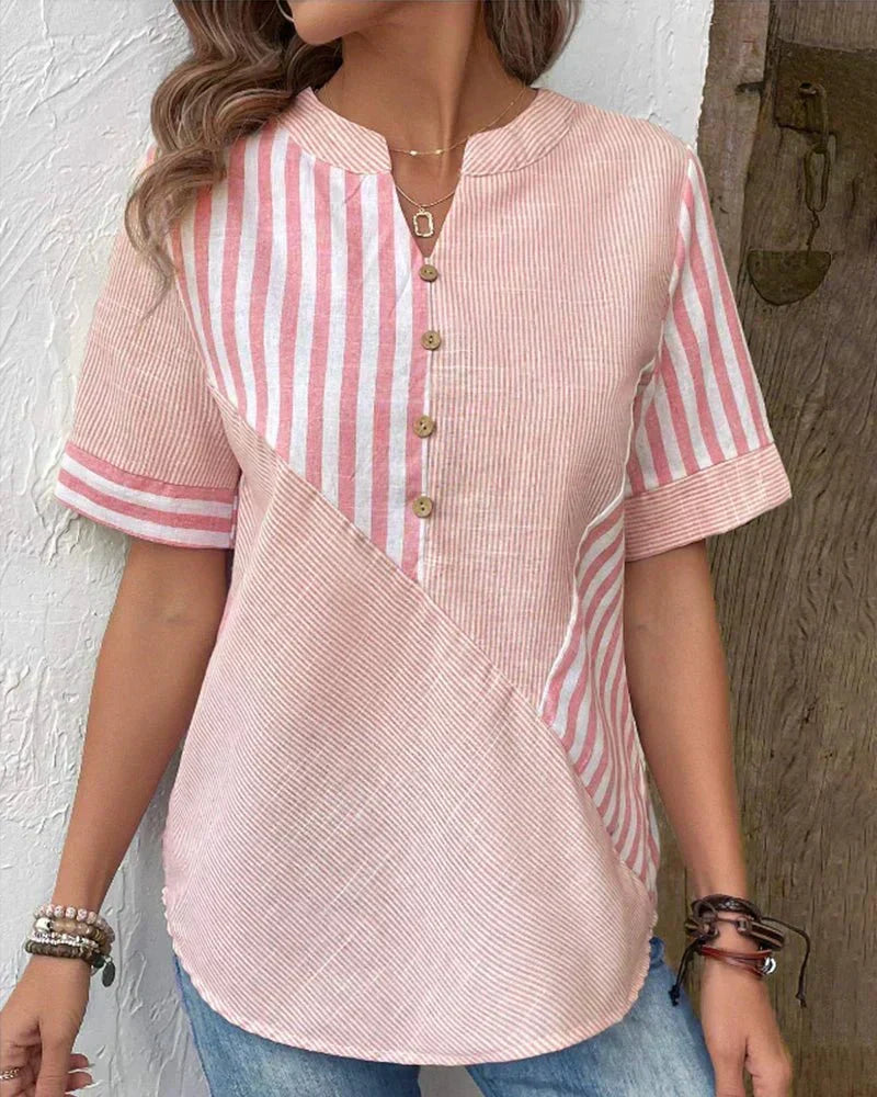 Monroe™ | Weiche gestreifte Bluse