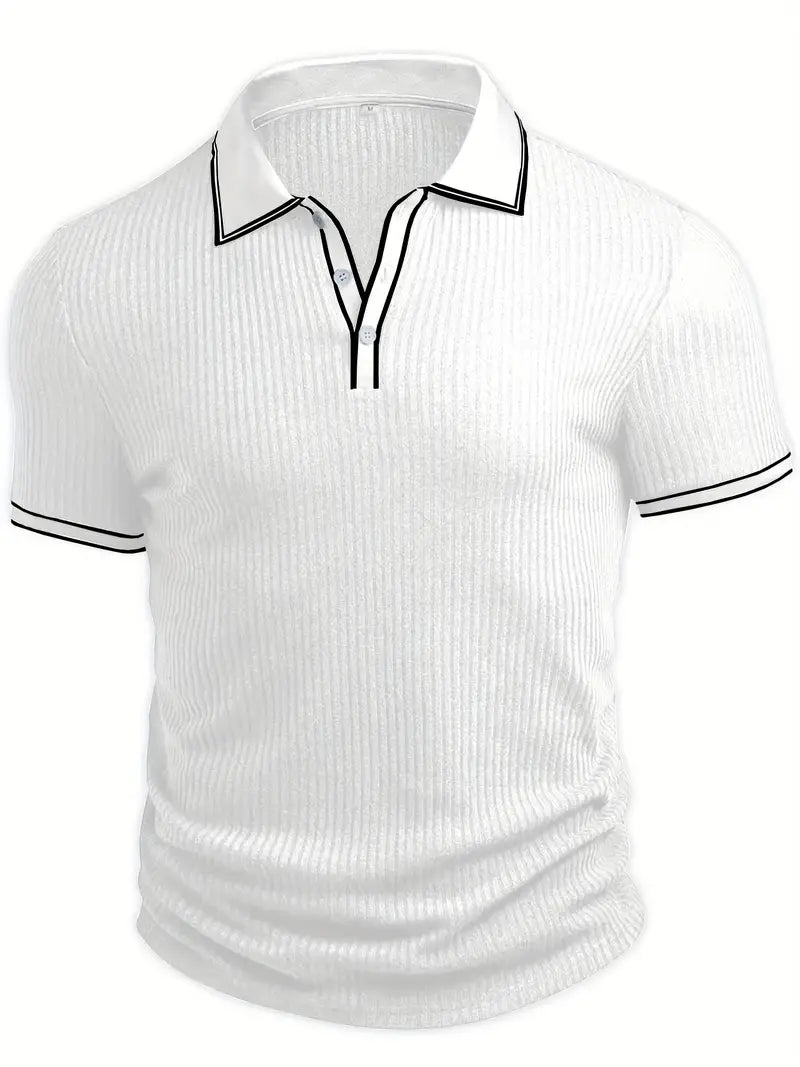 Emilio™ - Herren maßgeschneiderte gerippte Polo