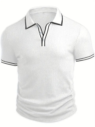 Emilio™ - Herren maßgeschneiderte gerippte Polo