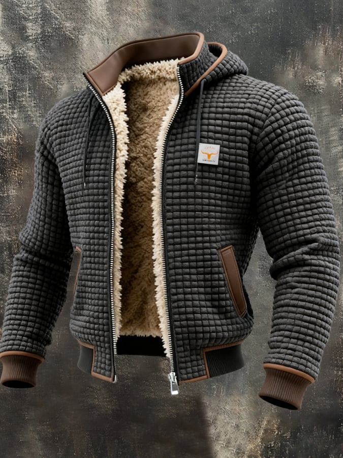 Herren Langarmjacke mit Taschen