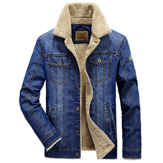 Herrenjacke mit Knöpfen und Seitentaschen