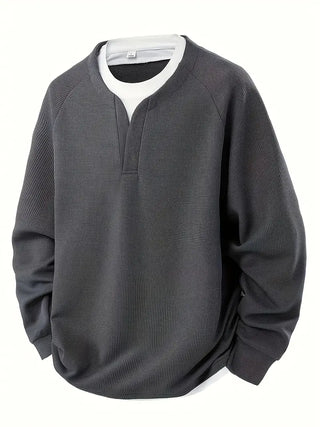 Wilbert™ - Alltags-Langarmshirt mit Lagenlook