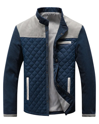 Herren Jacke mit langen Ärmeln, Taschen und Knöpfen