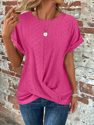 Carrie™ - Bequemes T-Shirt mit Twist-Saum
