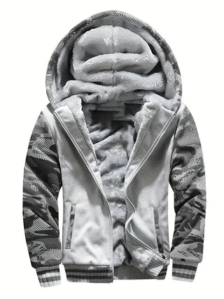 Noah - Warme Herren Fleecejacke Mit Kapuze