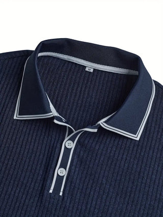 Emilio™ - Herren maßgeschneiderte gerippte Polo