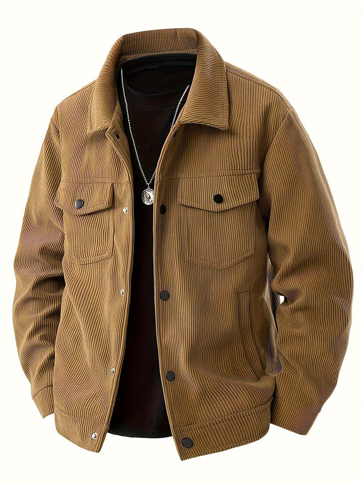 Herren Hemdjacke mit Taschen