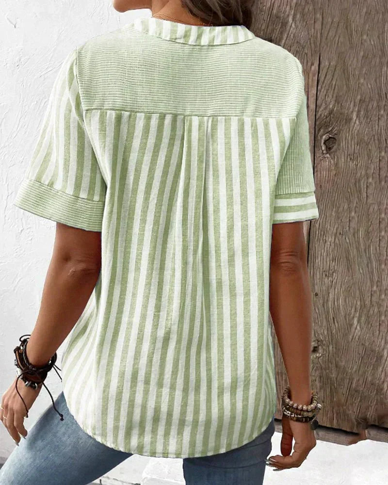 Monroe™ | Weiche gestreifte Bluse