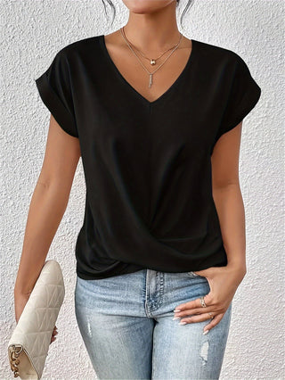 Cleo™ - Lässiges T-Shirt mit Sweetheart-Ausschnitt