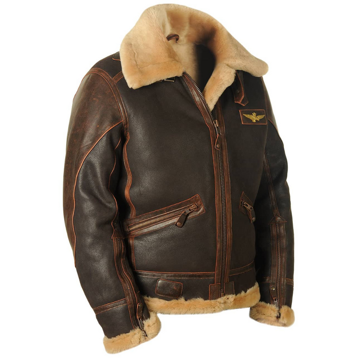 Angelo - Stilvolle Pilotenjacke Für Männer