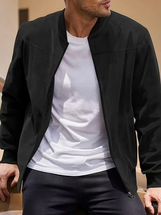 Dex™ - Klassische Wildleder-Zipperjacke