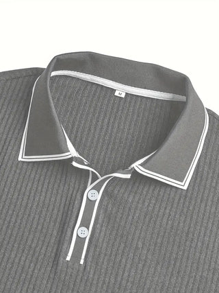 Emilio™ - Herren maßgeschneiderte gerippte Polo