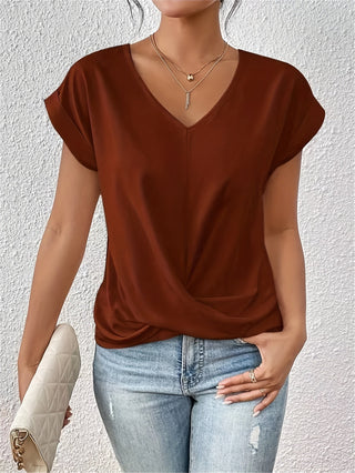 Cleo™ - Lässiges T-Shirt mit Sweetheart-Ausschnitt