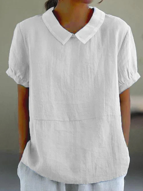 Amalie ™ - Entspannt geschnittene Bluse mit Kragen