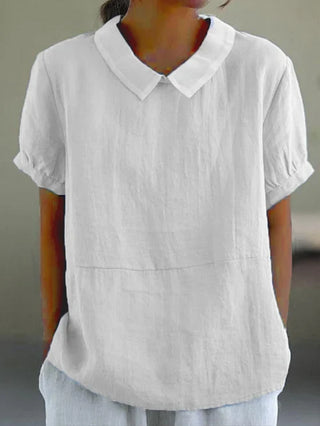 Amalie ™ - Entspannt geschnittene Bluse mit Kragen
