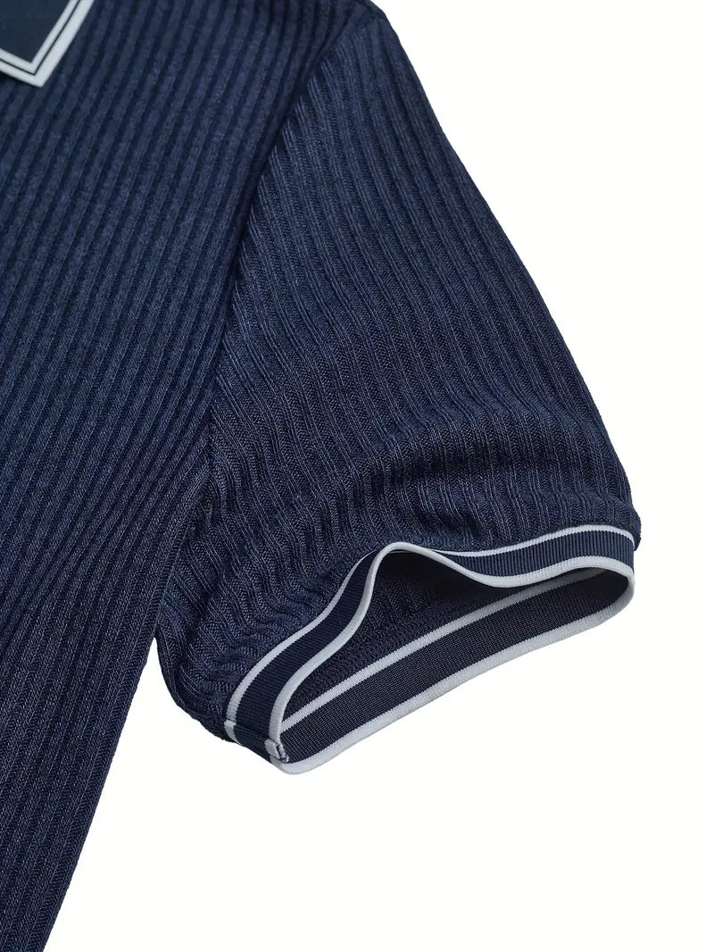 Emilio™ - Herren maßgeschneiderte gerippte Polo