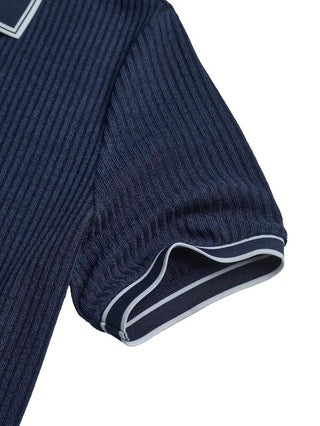 Emilio™ - Herren maßgeschneiderte gerippte Polo