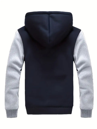 Noah - Warme Herren Fleecejacke Mit Kapuze