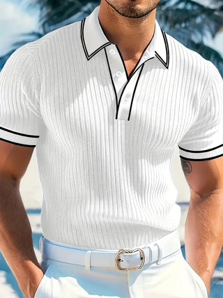 Emilio™ - Herren maßgeschneiderte gerippte Polo