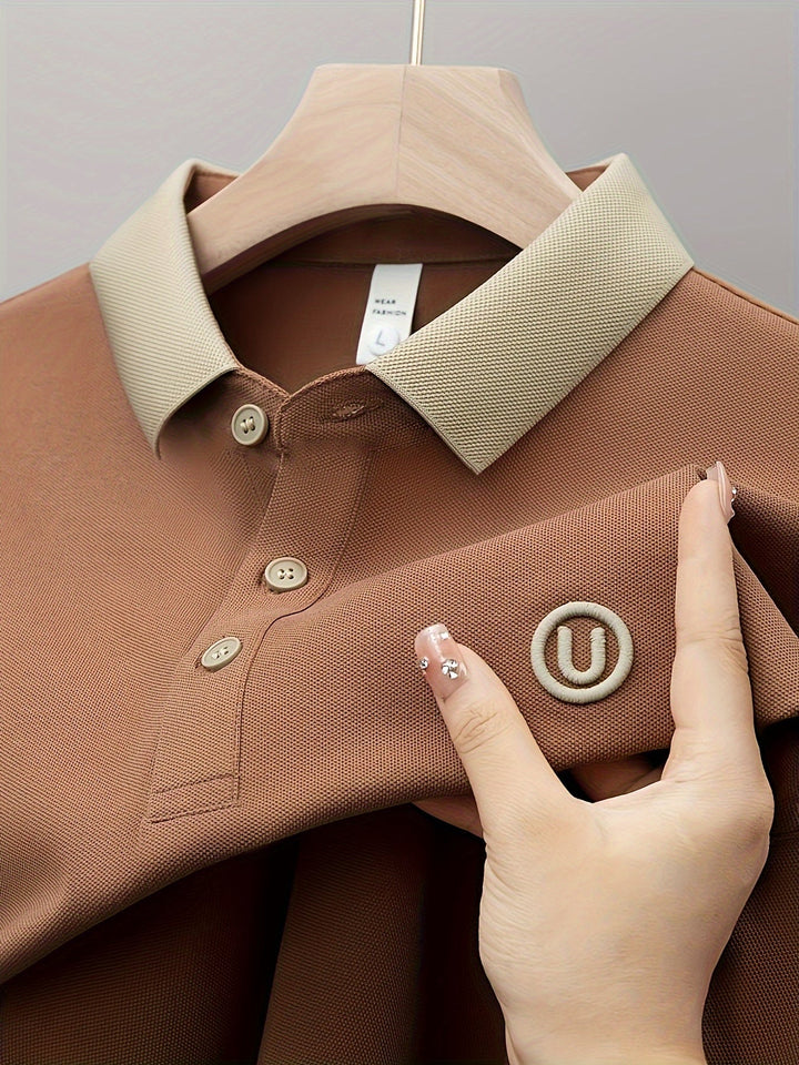 Finn™ - Besticktes Polo-Shirt mit kurzen Ärmeln