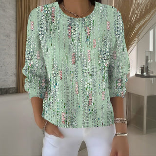 Retro-Stil Freizeit T-Shirt