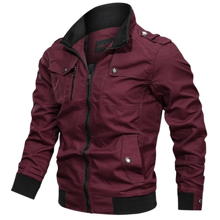 Herren Langarm-Jacke mit Taschen