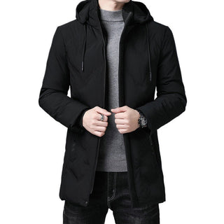 Herren Langarm Kapuzenjacke mit Taschen