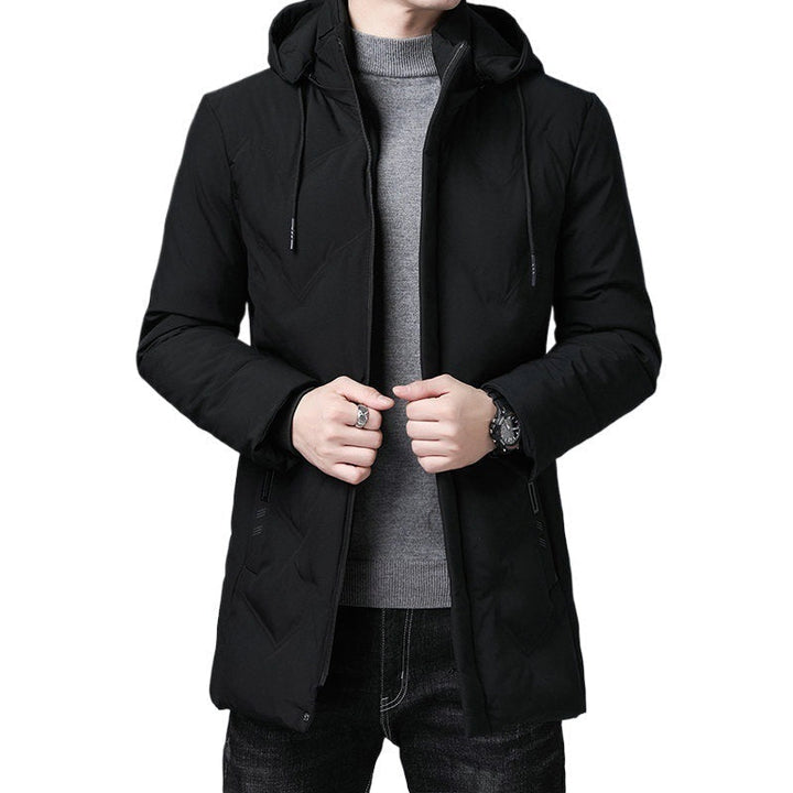 Herren Langarm Kapuzenjacke mit Taschen