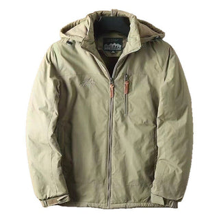 Herren wasserabweisende Allwetter-Trekkingjacke mit Kapuze