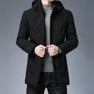 Herren Langarm Kapuzenjacke mit Taschen