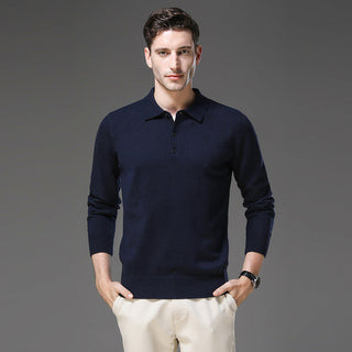 Tobias™ | Kaschmir Polo Business Pullover