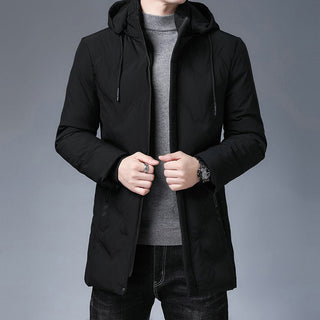 Herren Langarm Kapuzenjacke mit Taschen
