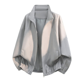 Herren Oversize-Leichtblouson mit Stehkragen und elastischem Saum