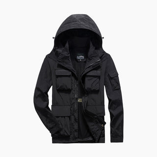 Herren Utility-Fieldjacke mit Klapp- und Reißverschlusstaschen