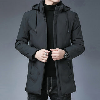 Herren Langarm Kapuzenjacke mit Taschen