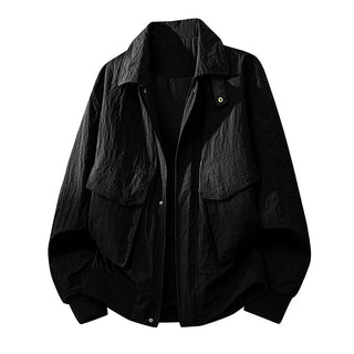 Herren Field-Bomberjacke mit Pattentaschen und Rippbündchen
