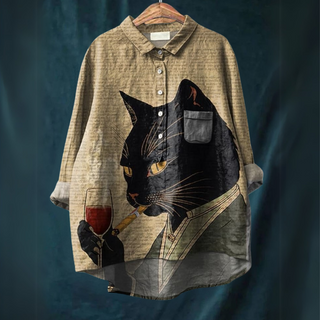 Lucy™ - Katzenkunst-Shirt