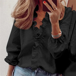 Enola™ | Feminin Bluse mit verspielten Rüschen