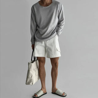 CloudComfort™ - Hohles Strick-T-Shirt