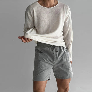 CloudComfort™ - Hohles Strick-T-Shirt