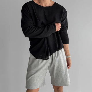 CloudComfort™ - Hohles Strick-T-Shirt